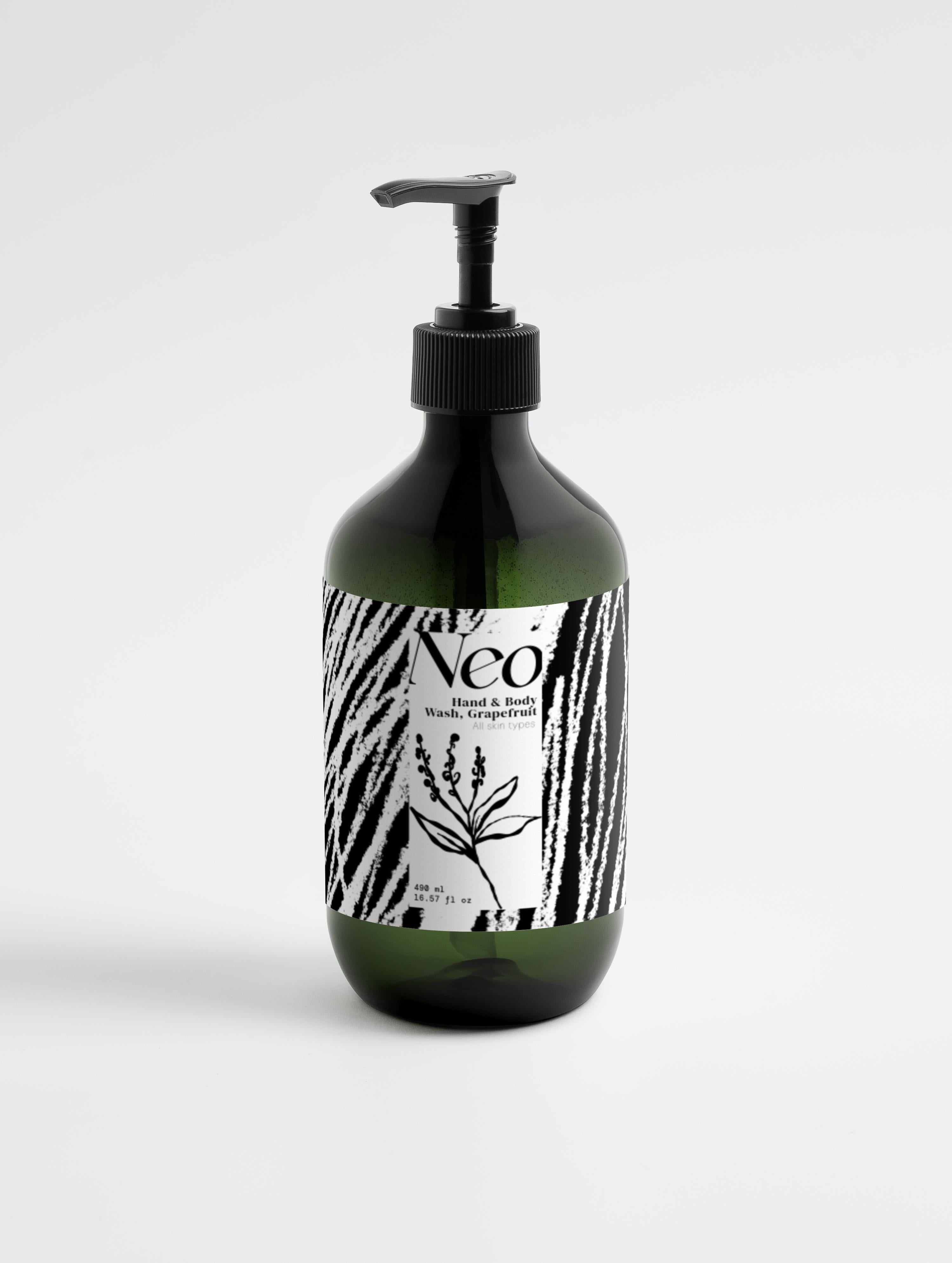 Grapefruit Hand & Body Wash – Gentle Hydrating Cleanser