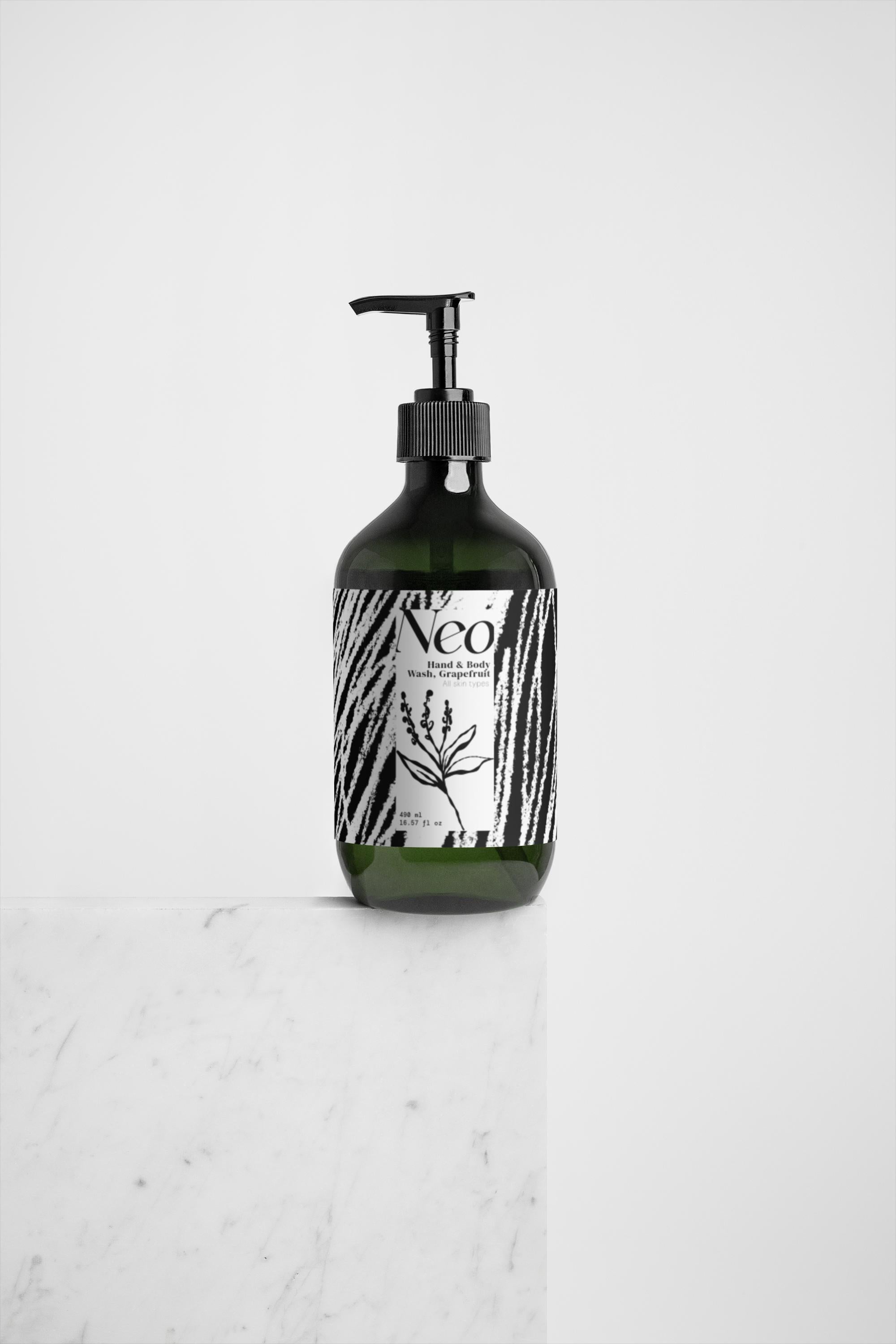 Grapefruit Hand & Body Wash – Gentle Hydrating Cleanser