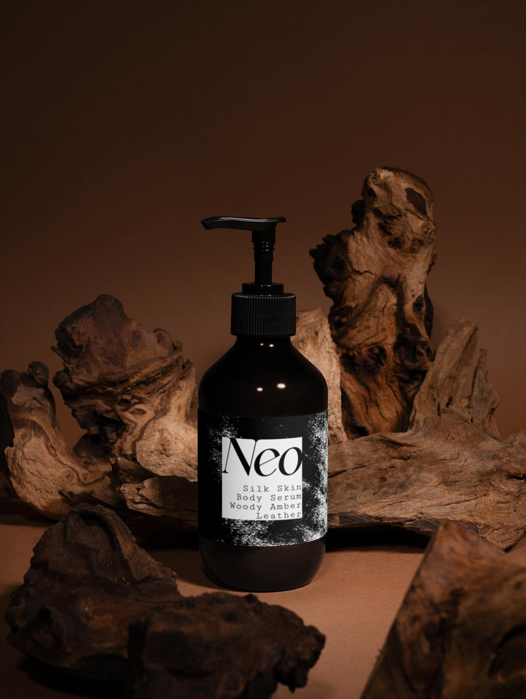 Neo Silk Skin Body Serum — Woody Amber & Leather | Deep Hydration & Radiant Finish